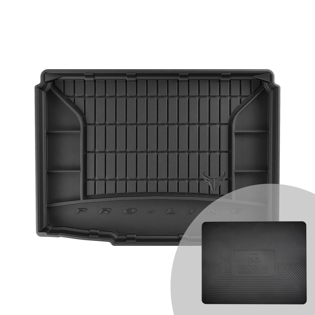 FROGUM ProLine 3D Gummimatte Exklusive Auto Kofferraummatte Kofferraumwanne für Skoda Fabia II 2006-