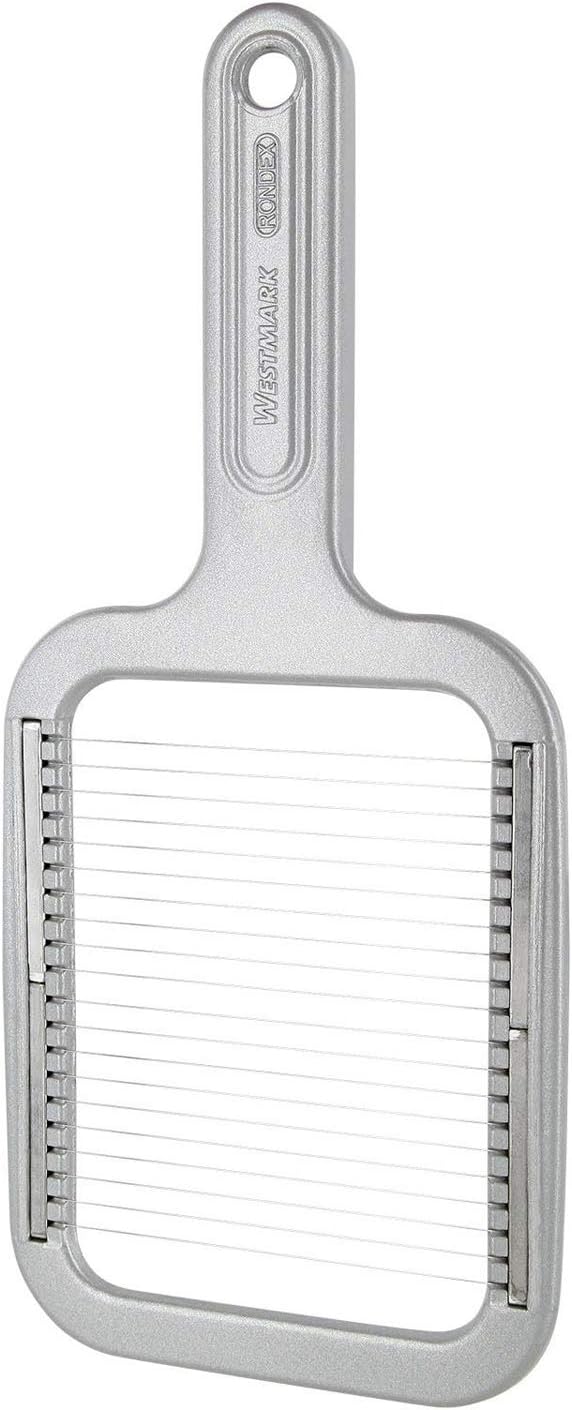 Westmark Pellkartoffel-/Mozzarellaschneider, Aluminium/Rostfreier Edelstahl, Rondex, Silber, 6080226