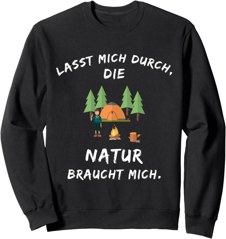 Lustiger Pfadfinder Spruch Pfadfinden Zelten Camping Wandern Sweatshirt