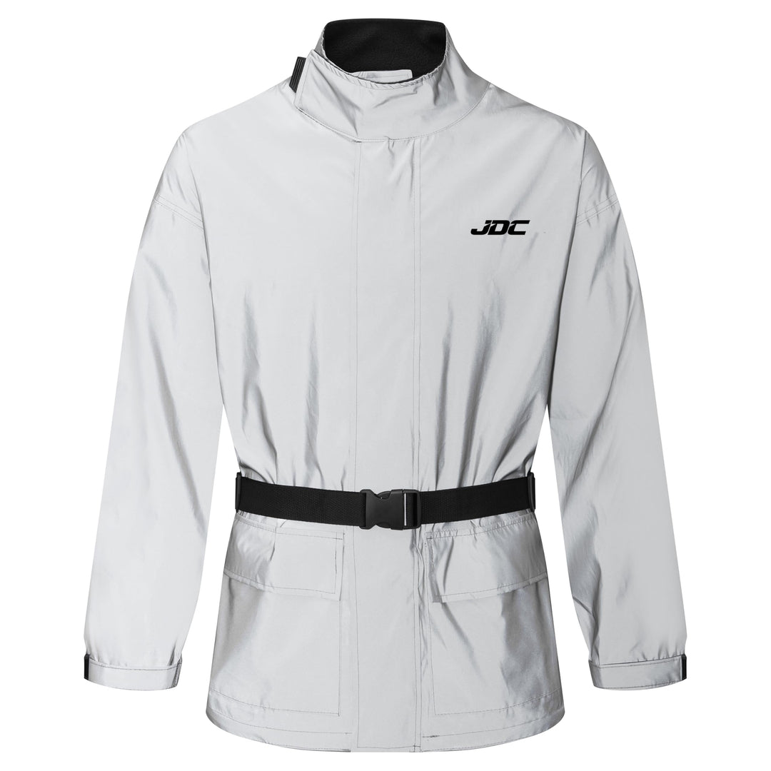 Wasserdichte Motorrad-Regenüberzugsjacke Hohe Sichtbarkeit - SHIELD, Reflektierend