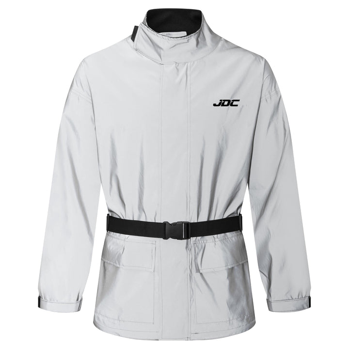 Wasserdichte Motorrad-Regenüberzugsjacke Hohe Sichtbarkeit - SHIELD, Reflektierend