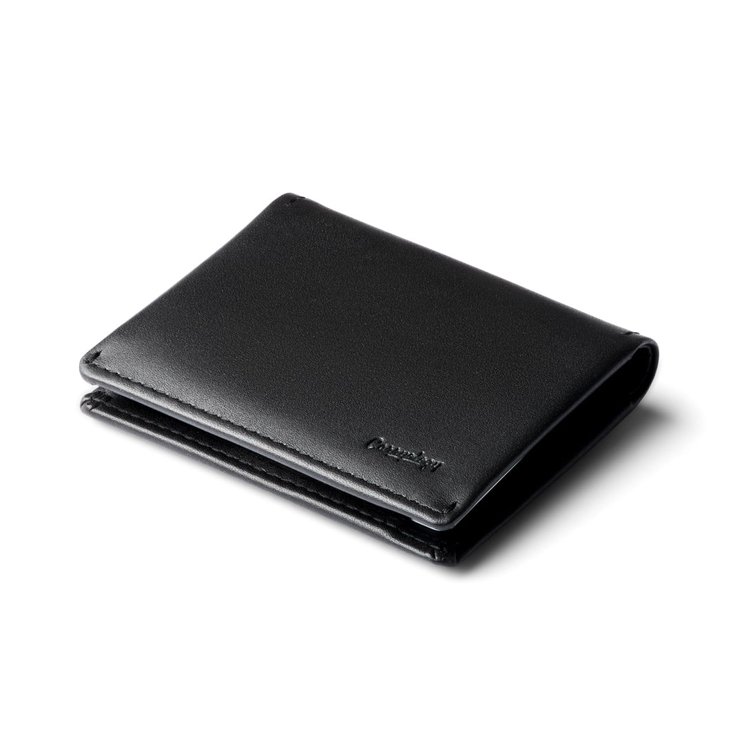Bellroy Slim Sleeve – kleine, dünne Lederbörse (max. 12 Karten Plus Scheine) Blackash, Blackash