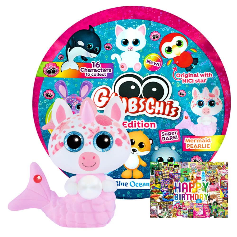 Bundle mit Blue Ocean Glubschis Sammelfigur Muschel Serie 4 - Glubschi Glitzer - Figur Pearlie (selt