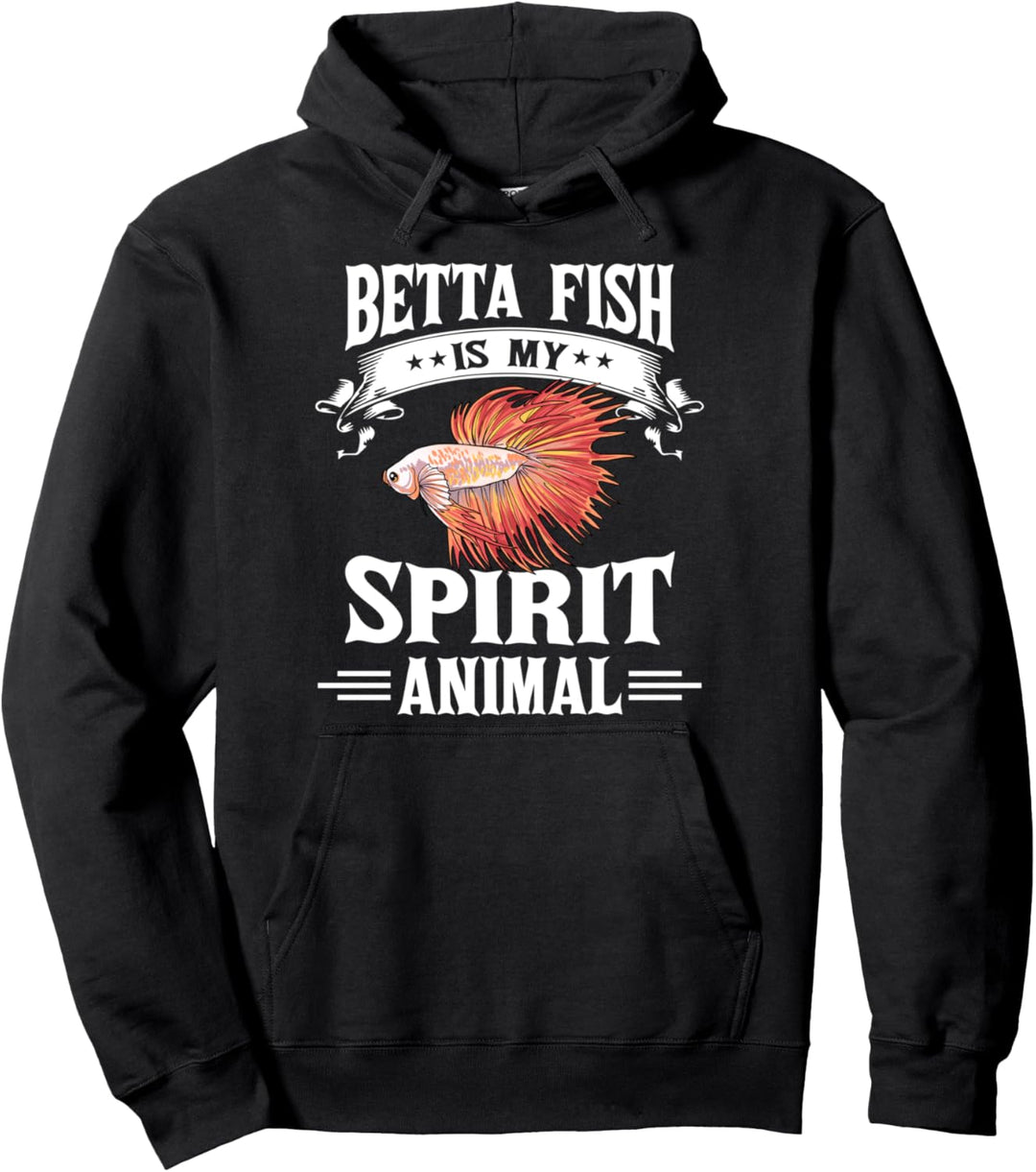 Betta Fish Is My Spirit Animal Siamesischer Kampffisch Pullover Hoodie