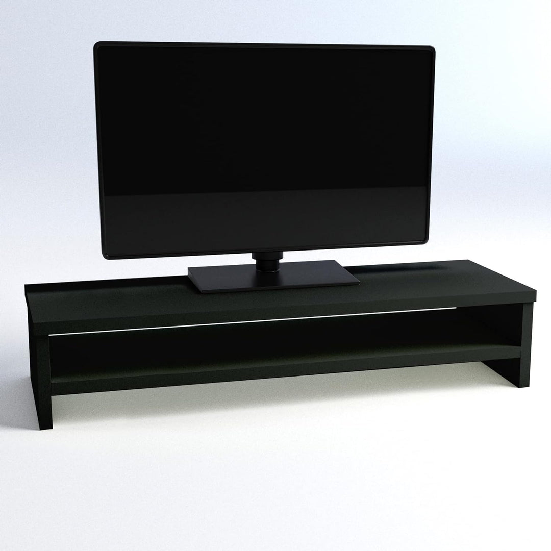 Henor, Monitorständer mit Mittelablage, TV-Bildschirmerhöhung, in FSC® Holz, 82 x 26,5 x 16 cm. Trag