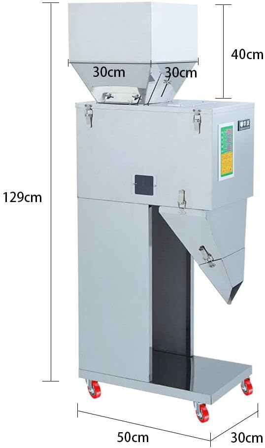 Automatisch Abfüllmaschine Wiegen 200W, Pulver Abfüllmaschine 10-999g Füllmaschine Verpackungsmaschi