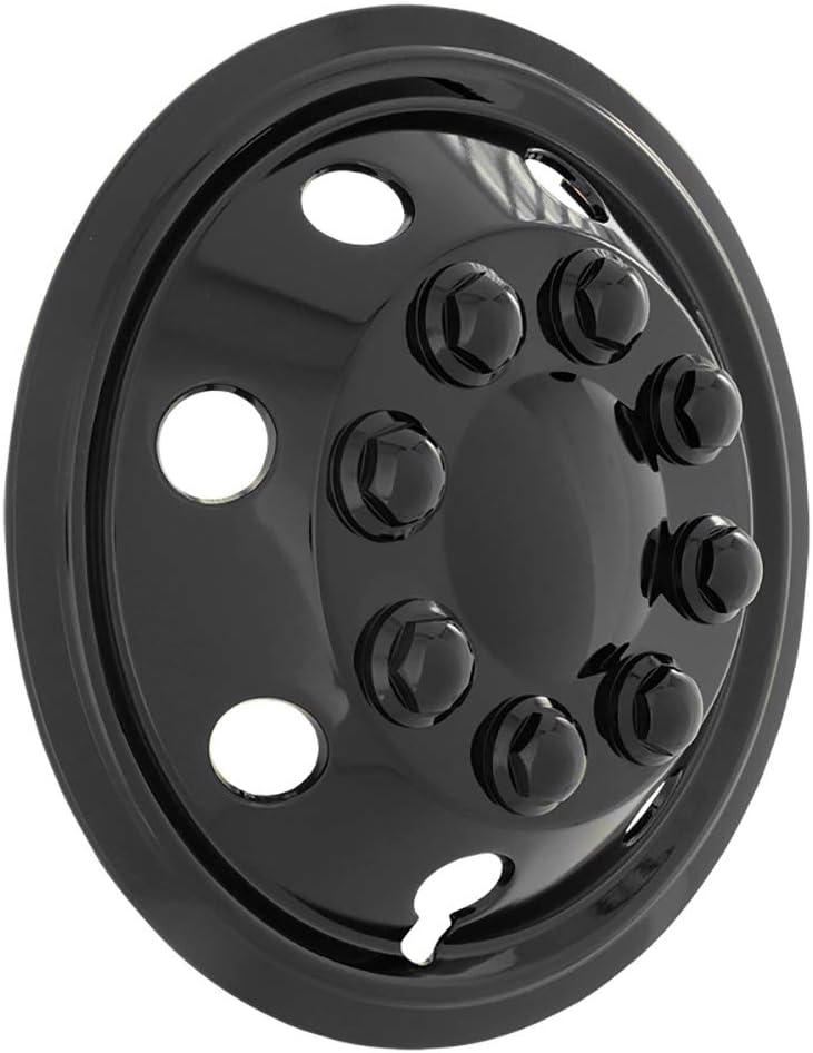 AUTO-STYLE Satz Radzierblenden Utah 16-Zoll Glänzend Schwarz (Sphäre) Utah Glänzend Schwarz 16-Zoll,