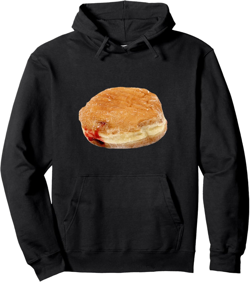 Donut mit Geleefüllung Pullover Hoodie