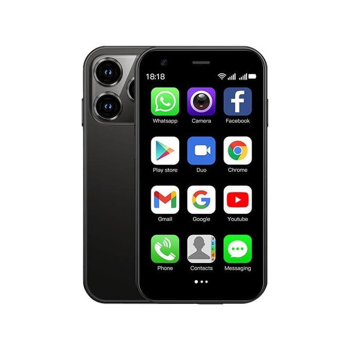 CatCalls Mini Smartphone Entsperrt 4G Handys, 3.0 Zoll, 32GB Erweiterbar bis zu 128GB, Dual SIM Dual
