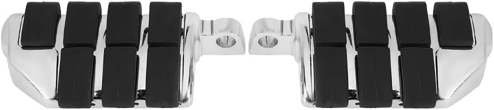 Highway Pegs Aluminium Chrom Fussrasten Fussrasten Trittbretter Refit Fusspedale Gummi Lion Paw Fuss