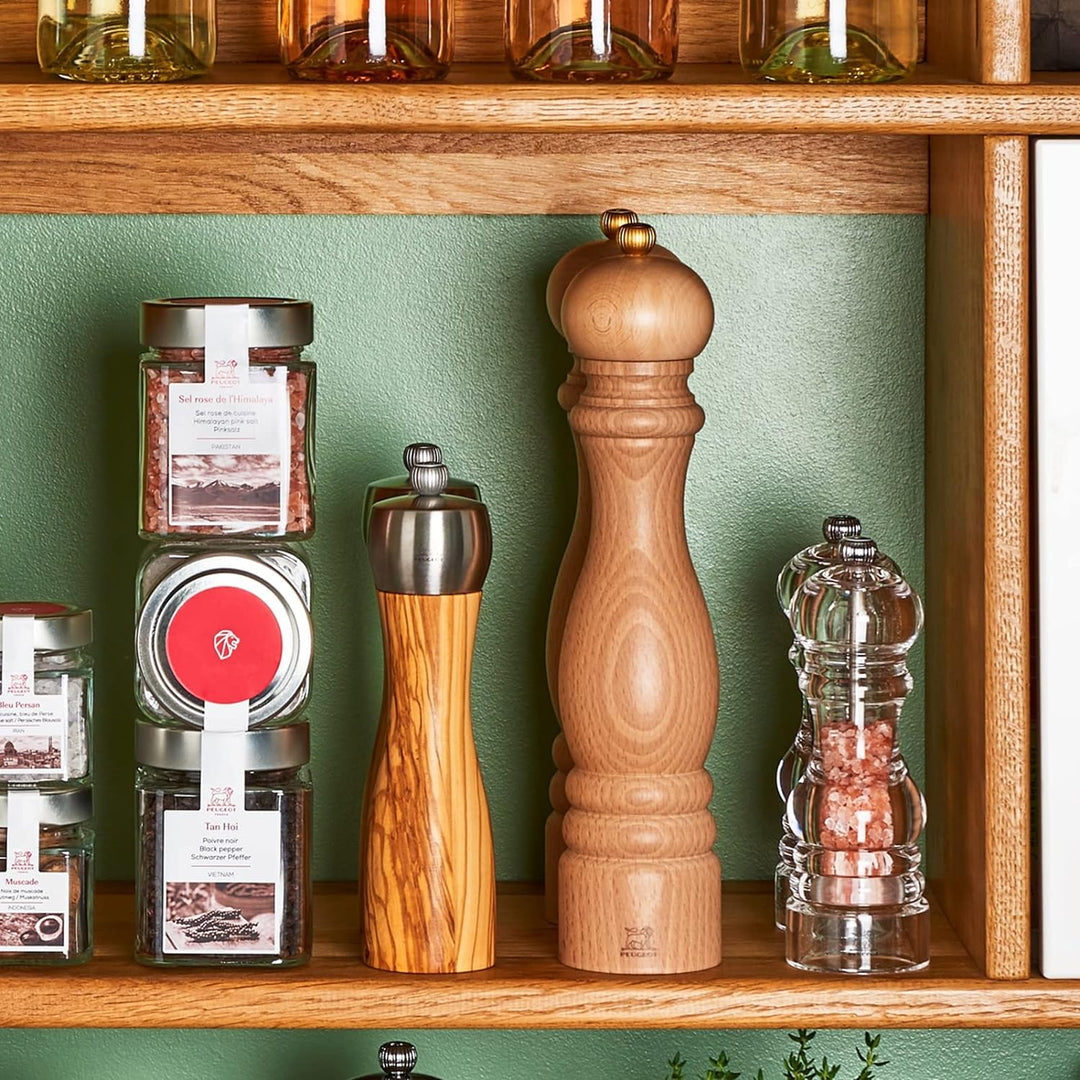 PEUGEOT - Salzmühle Tahiti 20 cm - Klassische Mahlgradeinstellung - Aus PEFC-zertifiziertem Holz - F