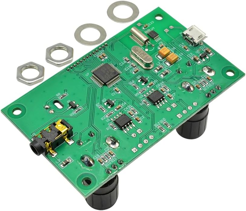 DollaTek FM Radio Empfängermodul 87–108 MHz Frequenzmodulation, Stereo-Empfangsplatine mit LCD-Digit