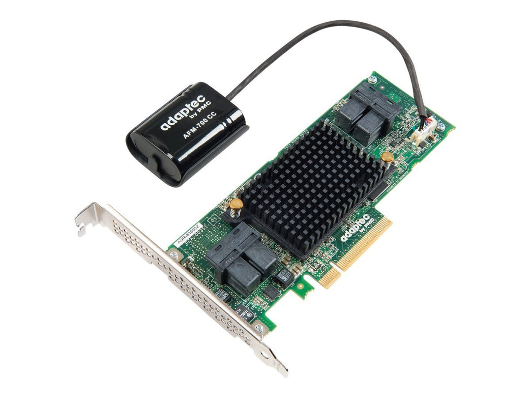Adaptec 2942355 Speicher-Kontroller (8X PCI-e 3.0, SATA III, SAS, 1GB Speicher, RAID 0/1/5/6/10/50/1