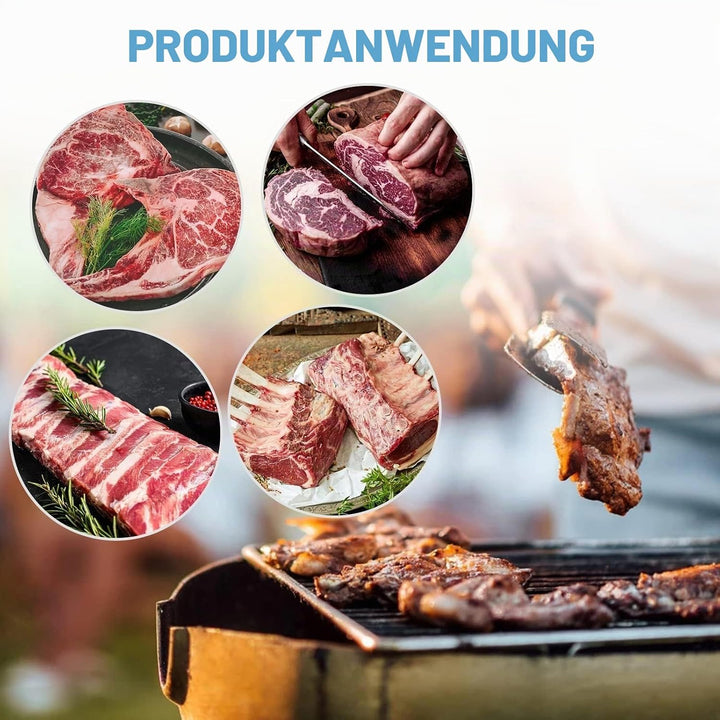 MXBAOHENG Marinierte Spritze Elektrische Kochsalzinjektionspumpe 50W Fleischeinlegemaschine Fleisch