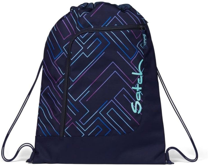 Satch Air Schulrucksack Set 3tlg. inkl. Schlamperbox und Sportbeutel Purple Laser, Purple Laser