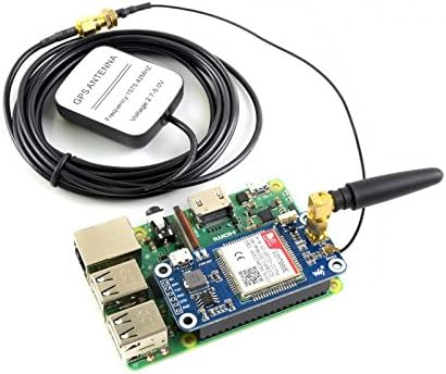 Waveshare Raspberry Pi NB-IoT/eMTC/Edge/GPRS/GNSS HAT Module Based SIM7000E Support TCP, UDP, PPP, H