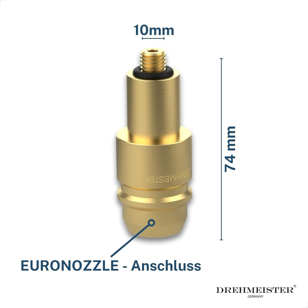 Euronozzle Tankadapter M10 (10 mm x 1,5 mm) - Adapter für Autogasfahrzeuge - LPG Adapter für Autogas
