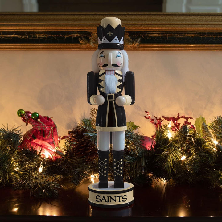 New Orleans Saints NFL Nussknacker Holzfigur 35cm