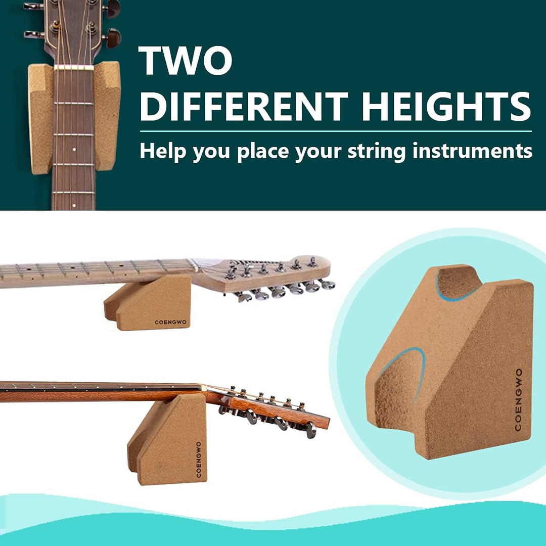 COENGWO Gitarren Halsstütze, Gitarre Halsstütze Cradle Saiteninstrument Nackenstütze Gitarrenbauer T
