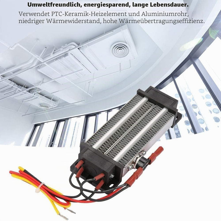 PTC-Heizelement, 200W DC 12V Isoliertes PTC-Keramik-Luftheizgerät, PTC-Heizung, Elektrisch isolierte