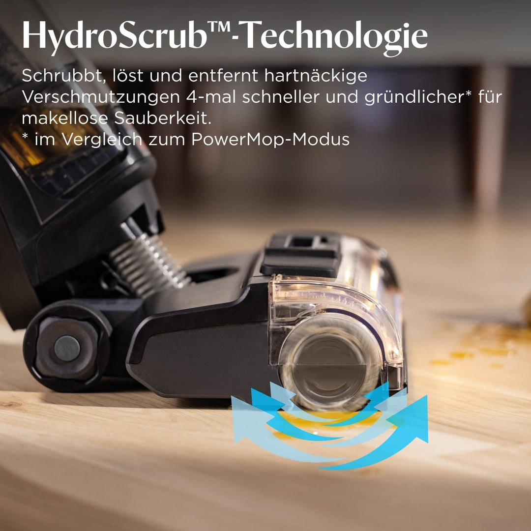 Bissell CrossWave HydroScrub kabelloser Staubsauger mit Wischfunktion, leistungsstarker Bodenreinige
