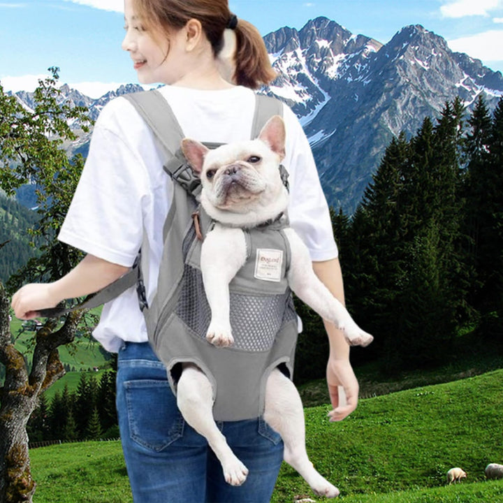 Hundetragerucksack, Haustier-Fronttragerucksack, Beine, Brusttrage für kleine, mittelgrosse Hunde, f