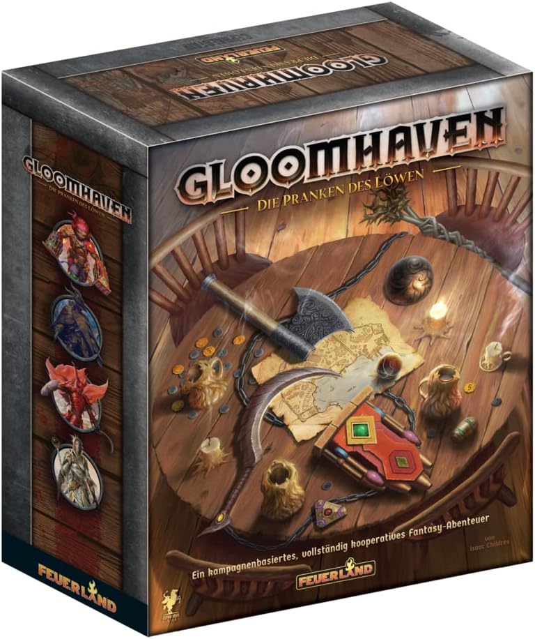 Feuerland Spiele 63577 Gloomhaven - Die Pranken des Löwen, Ab 14 Jahren Single, Single
