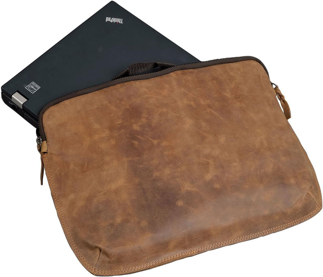 ALASSIO 601360 Laptopsleeve STYLE, Notebooktasche für Laptops bis 15,6 Zoll, Reissverschlusstasche a