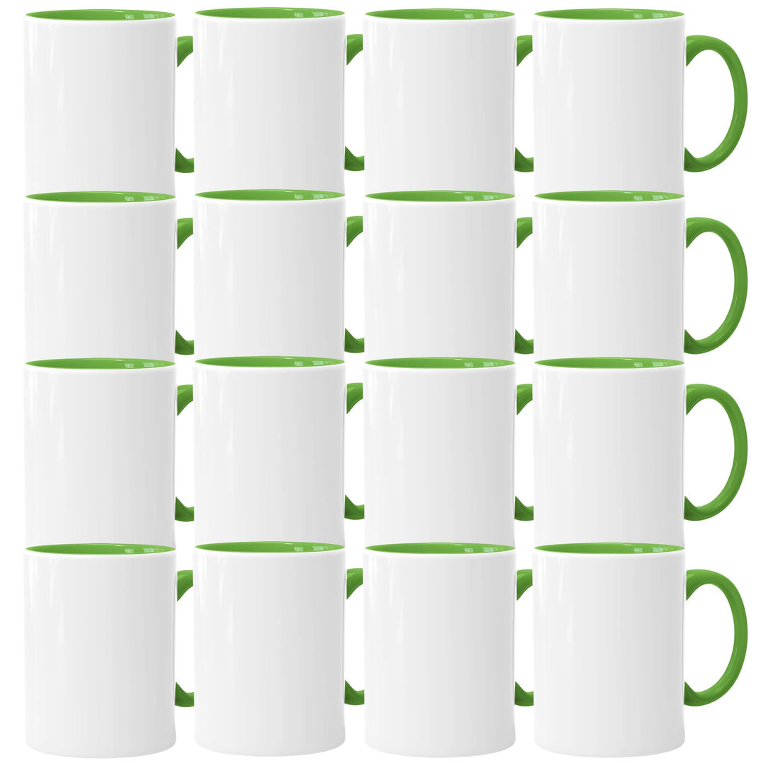 Acen Merchandise Sublimationstassen ohne Druck aus hochwertiger | Keramik inzeln oder im Set | Subli