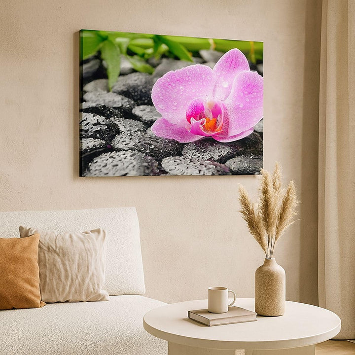 Bilder auf Leinwand 100x70cm Leinwandbild Asien bambus schönheit kultur Gross Wanddeko Bild Schlafzi