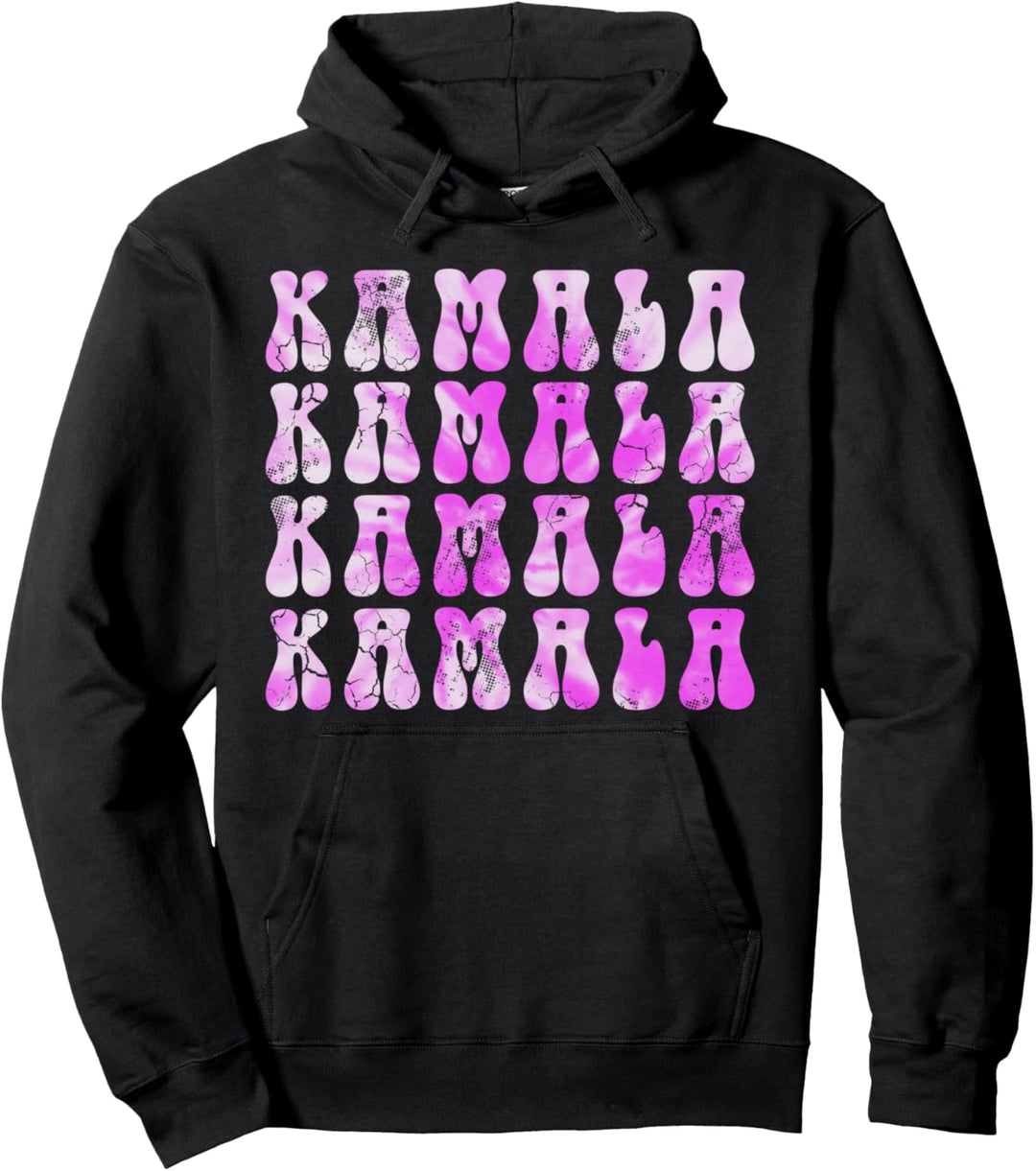 Kamala Harris Retro Tie Dyed Pattern 2020 Election Joe Biden Pullover Hoodie