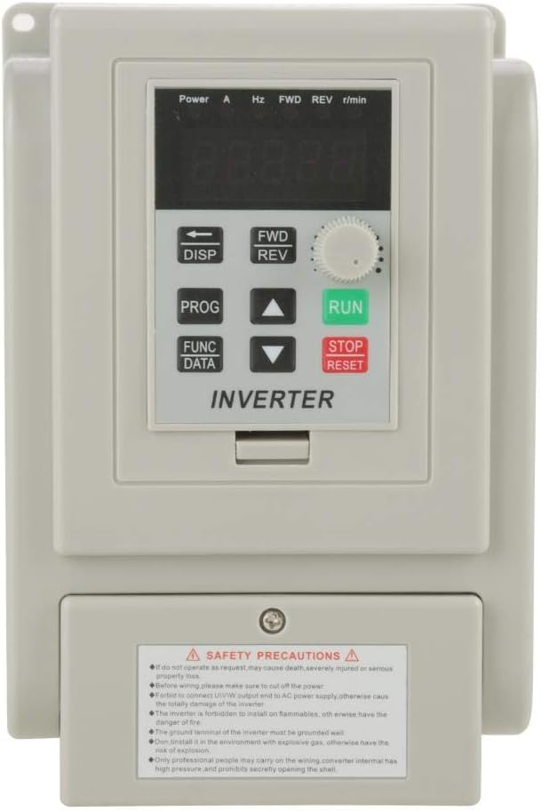 Wechselstrom 220V Variable Frequenzantrieb VFD-Wechselrichter 1.5KW Frequenzumrichter ，Einstellbare
