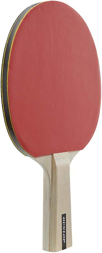 Dunlop Tischtennis Set Match 2 Player - 2 Schläger, 3 Bälle & Tasche, beige