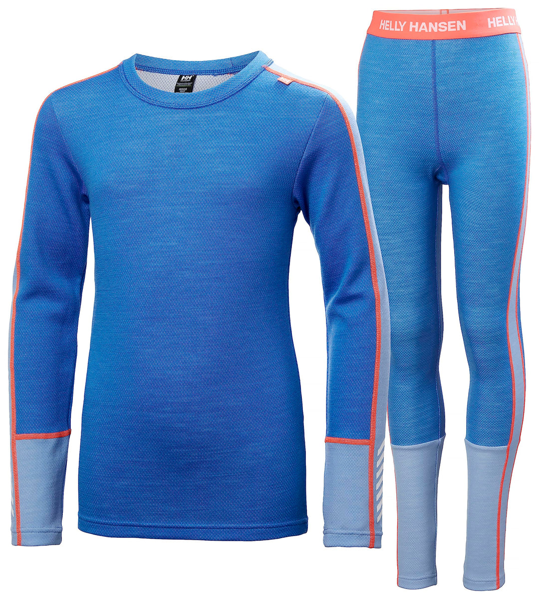Helly Hansen Unisex Kinder Baselayer Set Jr Lifa Merino Midweight Set M Ultra Blue, M Ultra Blue