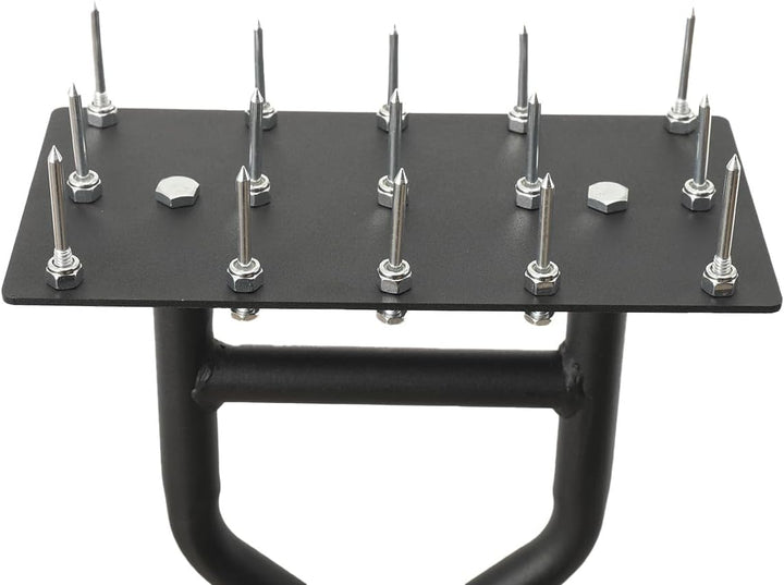 Rasenbelüfter, Aerifizierer für Rasen, manueller Rasenentkernbelüfter Hohlspoon Metall Manuelle Vert
