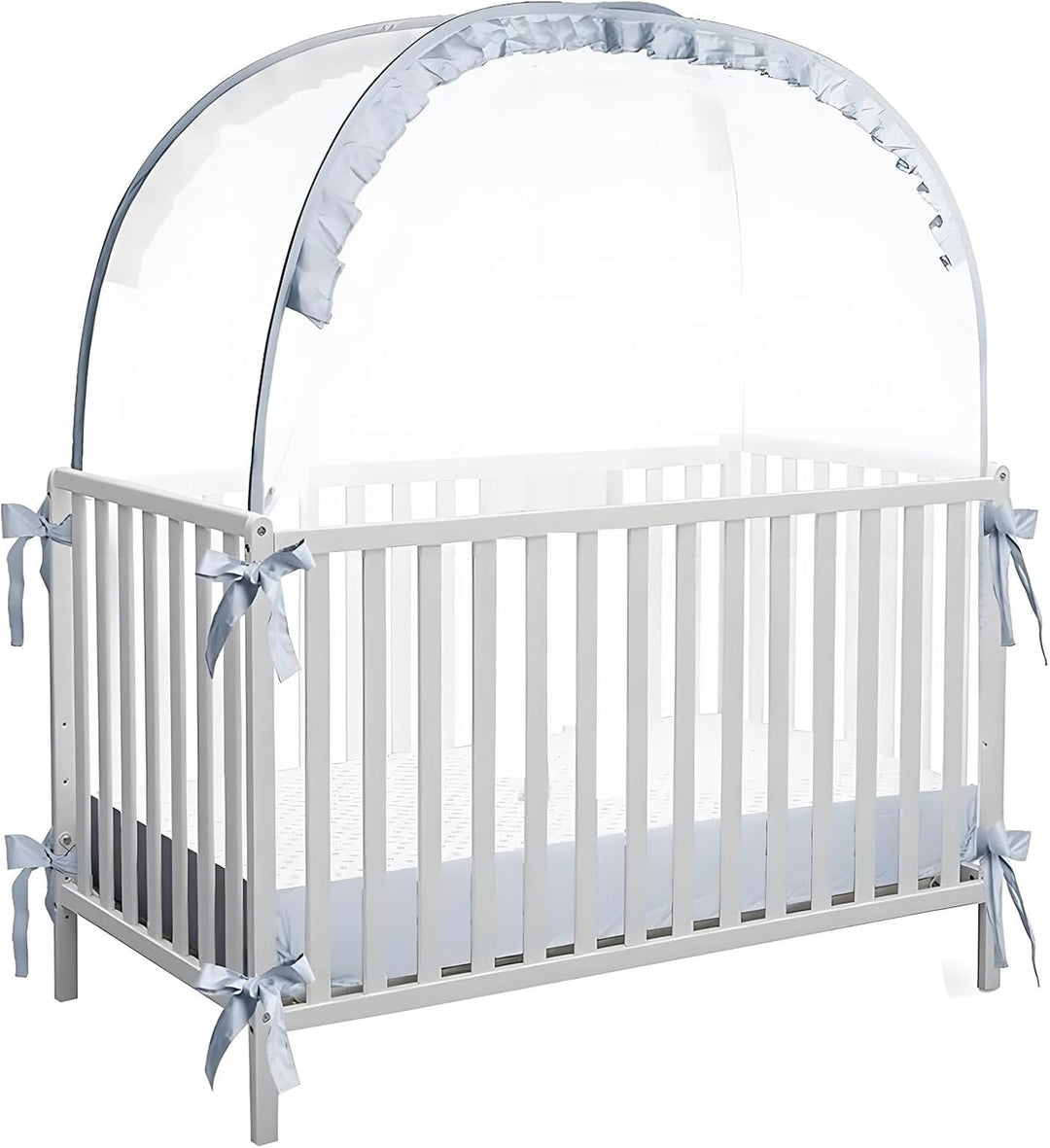 Kinderbett-Abdeckung, um zu verhindern, dass das Baby herausklettert, 70 x 130 x 140 cm, atmungsakti