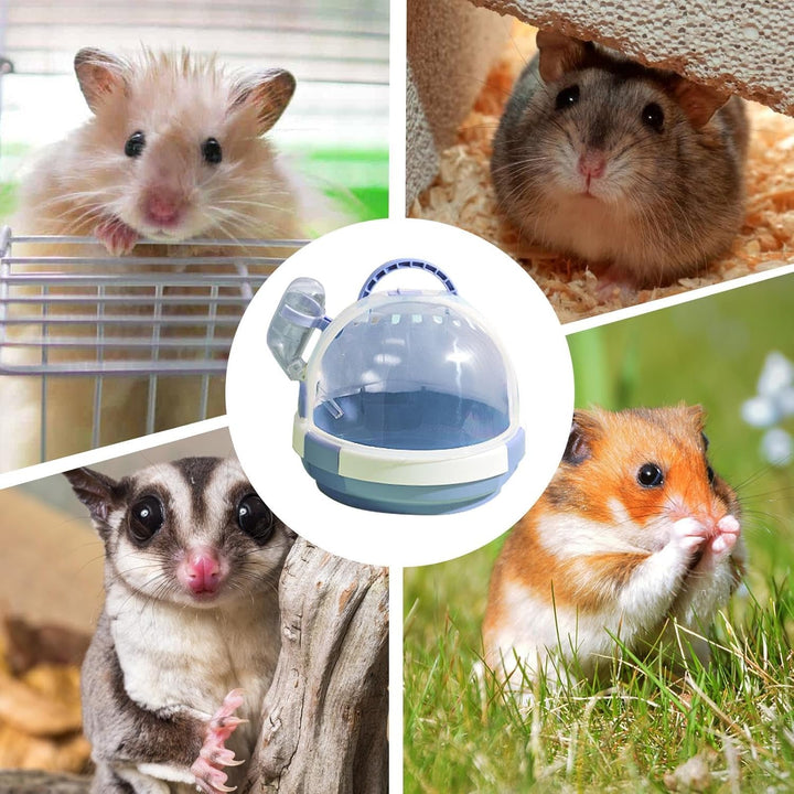 Travel Case, Gerbil Travel Cage, Pet Portable Carrier, Hamster Travel Cage, Transport Box, Small Pet