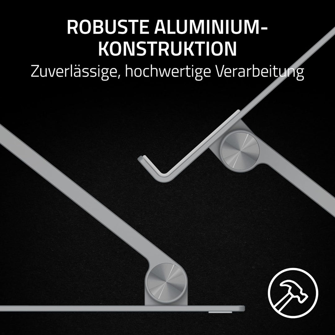 Razer Adjustable Laptop Stand - Ergonomischer höhenverstellbarer Laptop-Ständer für Laptops bis zu 1