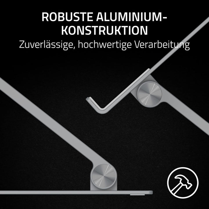 Razer Adjustable Laptop Stand - Ergonomischer höhenverstellbarer Laptop-Ständer für Laptops bis zu 1