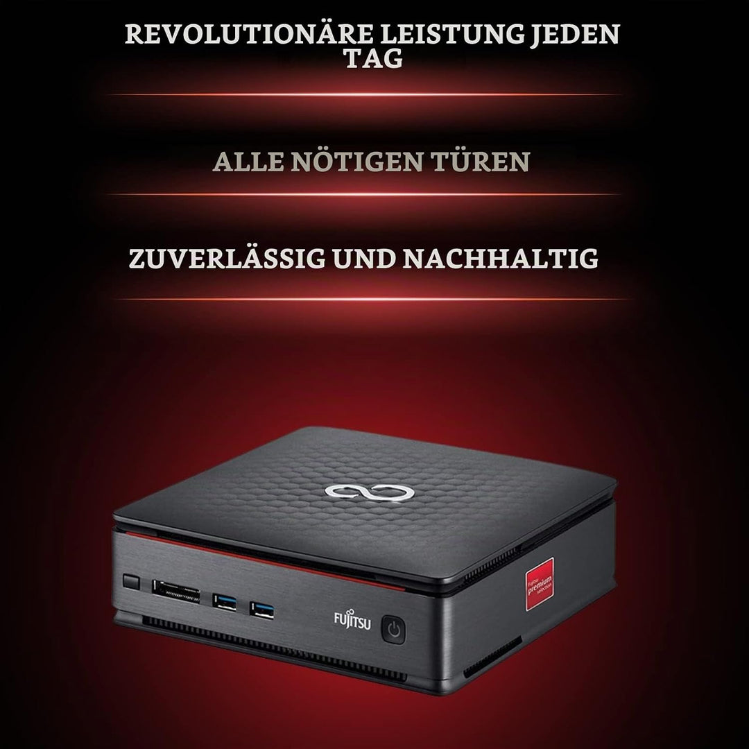 Fujitsu, Sofort einsatzbereit, PC, Intel i5, 8 GB RAM, SSD, 256 GB, PC Desktop mit Office 2021, Wind
