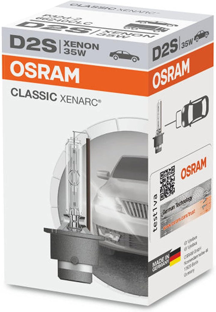 Osram 66240CLC Xenarc Original D2s, Xenon Scheinwerferlampe, 1er Faltschachtel