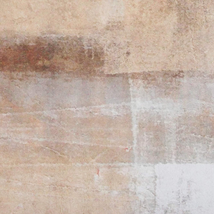 Teppich rechteckig bunt braun 80 x 150 cm Modern Abstrakt Kurzflor Trabzon