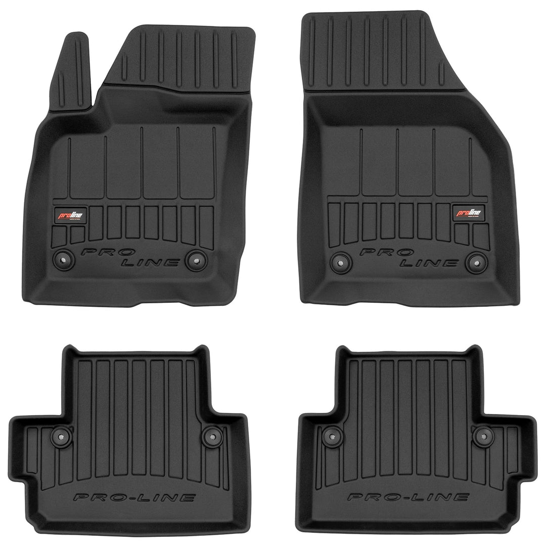 SMK Gummimatten auto fussmatten Satz passend für Volvo C30 2006-2012 Erleben Sie einen neuen Standar