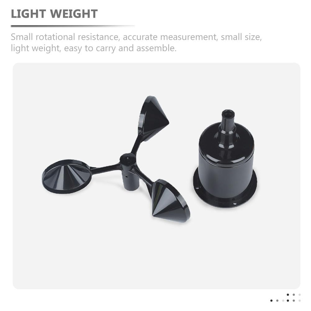 Yardwe Anemometer Gehäuse Aus Robustem Abs Windgeschwindigkeitsmesser Schutz Leicht Und Kompakt Wett