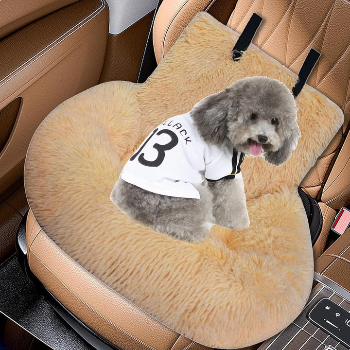 Hunde Autositz, Hundebett Auto, Hunde Autositz Fluff-y Inkl. Sicherheitsgurt, Haustier-Autositz, Aut