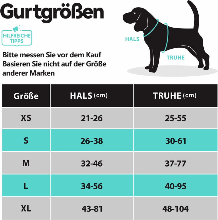 PoyPet Hundegeschirr ohne Zug, Reflektierendes Hundegeschirr für Hunde ohne Würgen, verstellbare, we