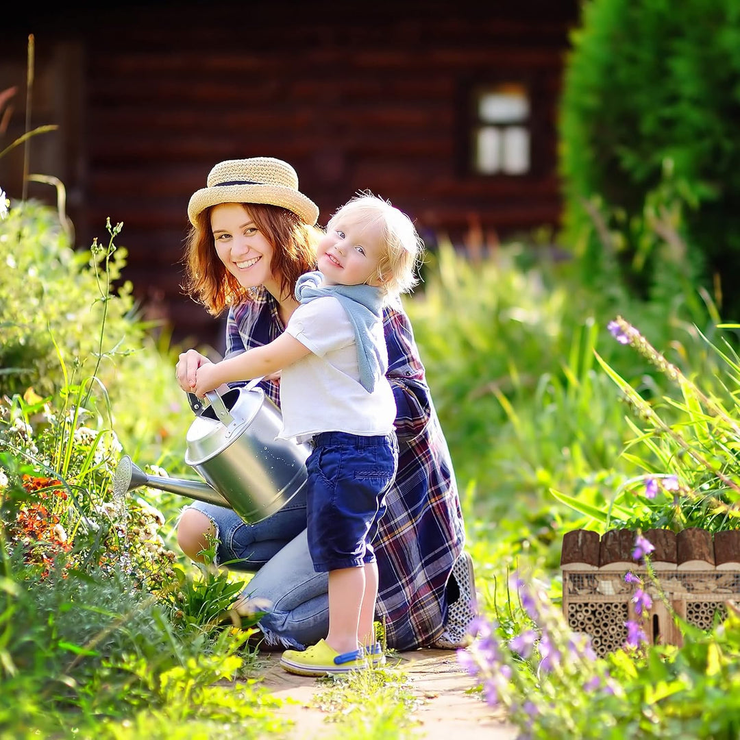 Relaxdays Insektenhotel 50 cm gross, Zum Aufhängen & Insektenhotel Zum Aufhängen, Bienenhotel, Schme