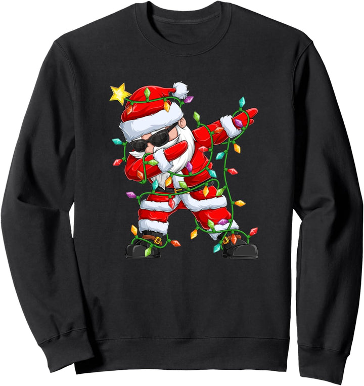 Dabbing Weihnachtsmann, lustiges Weihnachten Sweatshirt