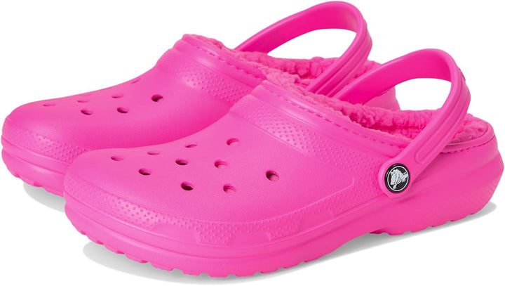 Crocs Unisex Kinder Classic Lined Clog K 28 EU Rose, 28 EU Rose