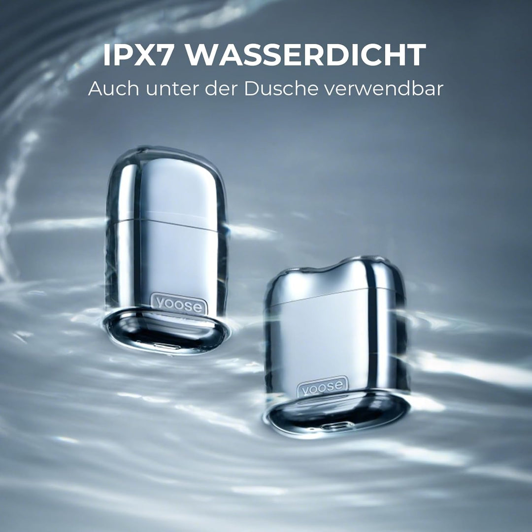 yoose MINI Rasierer & Nasenhaartrimmer Geschenkset - Aus Hochwertiger Legierung, Ultra-Leiser Motor,
